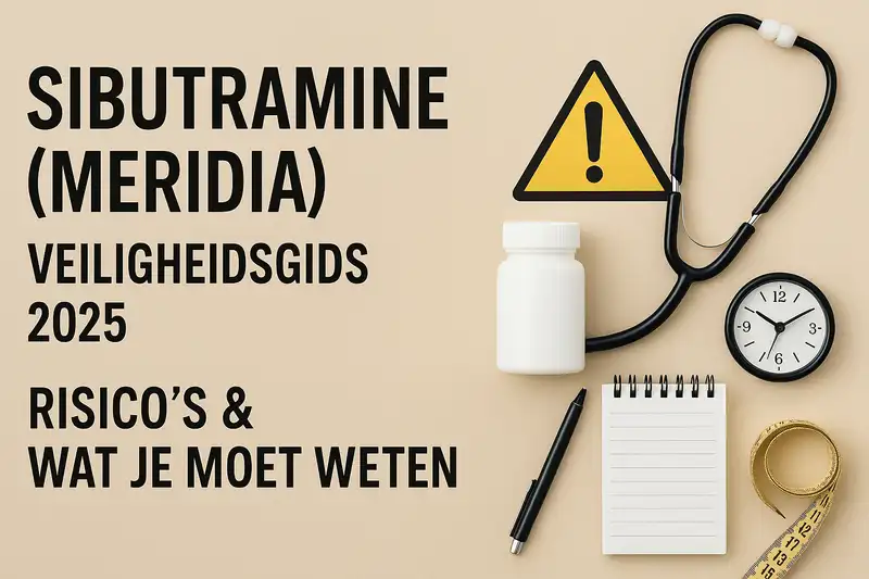 Sibutramine en Meridia met uitleg over risico's en waarom het niet meer wordt gebruikt