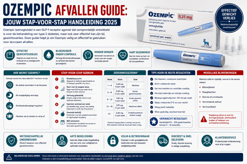 Ozempic Afvallen Guide Jouw Stap voor Stap Handleiding 2025