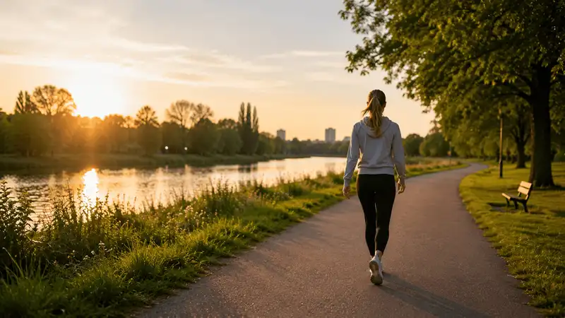 30 minuten wandelen per dag als praktische beweging tijdens het afvallen
