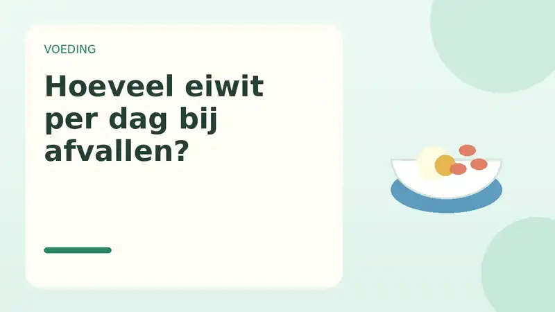 Eiwitrijke maaltijd met gezonde voeding voor verzadiging en spierbehoud tijdens afvallen